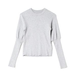 「titivate」 長袖ニット S グレー レディース