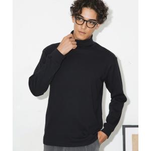 「NANO universe」 長袖Tシャツ X-LARGE ブラック メンズ