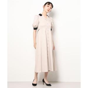 「EATME」 半袖ワンピース SMALL ベージュ レディース
