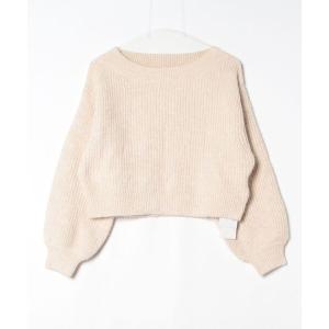「titivate」 長袖ニット S ベージュ レディース