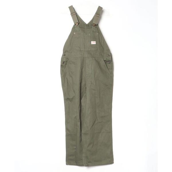 「Java」 オーバーオール LARGE グリーン レディース