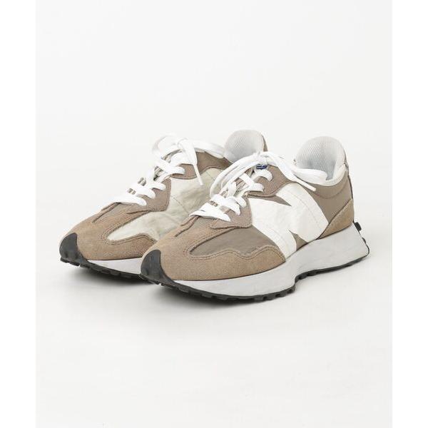 「New Balance」 ローカットスニーカー 24cm ベージュ レディース