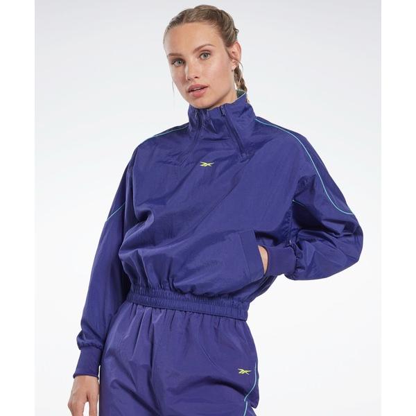「Reebok」 ブルゾン MEDIUM パープル レディース