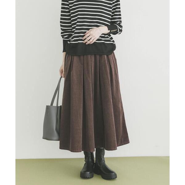 「ITEMS URBANRESEARCH」 スカート FREE ブラウン レディース