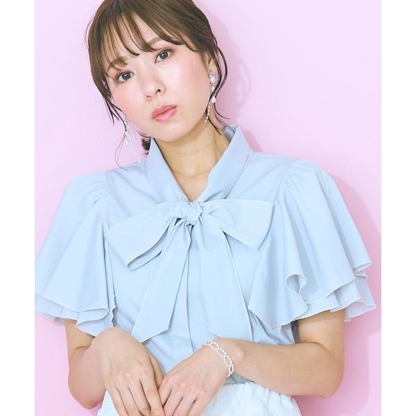 「marun」 半袖ブラウス L グレー レディース