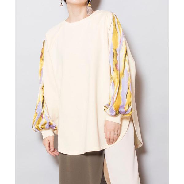 「OSMOSIS」 「loaf」スウェットカットソー ONE SIZE アイボリー レディース