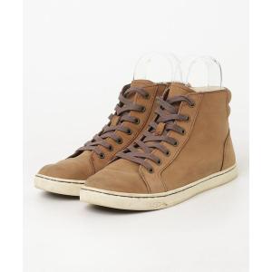 「UGG」 ハイカットスニーカー 25cm ブラウン レディース