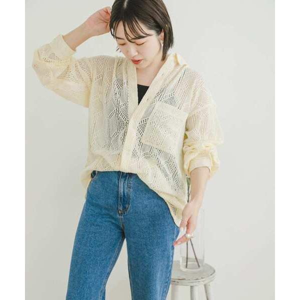 「ITEMS URBANRESEARCH」 長袖シャツ LARGE オフホワイト メンズ