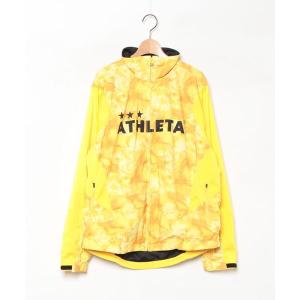 「ATHLETA」 刺繍ブルゾン L イエロー メンズ