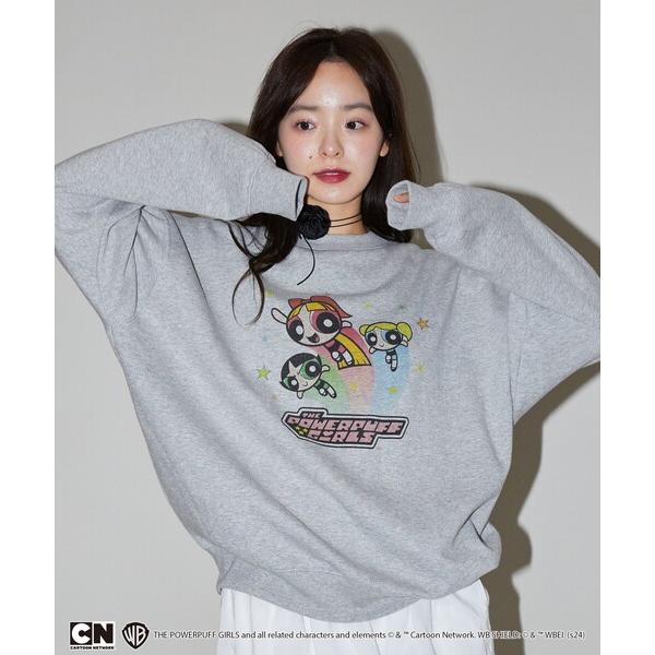 「PUBLUX」 スウェットカットソー フリ- グレー レディース