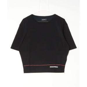 tシャツ Dsquared2 Tape Cropped Breezy Fit T-Shirt/0261 レディース メンズ