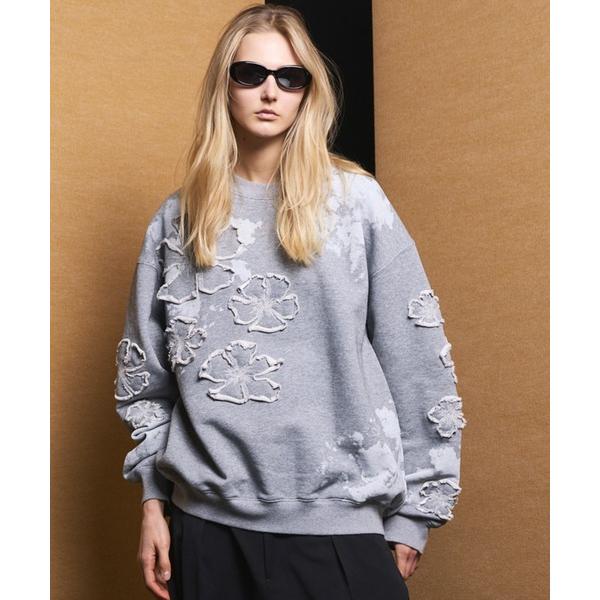トレーナー スウェット 「UNISEX」Flower Patch Prime-Over Crew N...