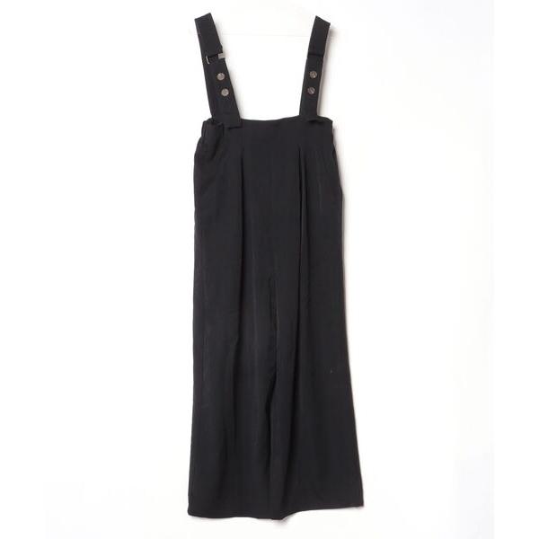 「Java」 オーバーオール L ブラック レディース