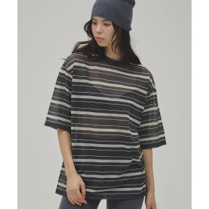 トゥデイフル todayful tシャツ Sheer Border T-shirt レディース
