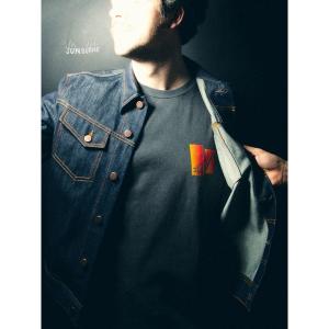 tシャツ Nudie Jeans/ヌーディージーンズ Roy / プリントTシャツ / Antracite メンズ
