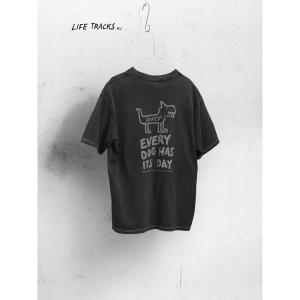 tシャツ Nudie Jeans/ヌーディージーンズ Koffe Scratched Tracks / Tシャツ / Antracite メンズ