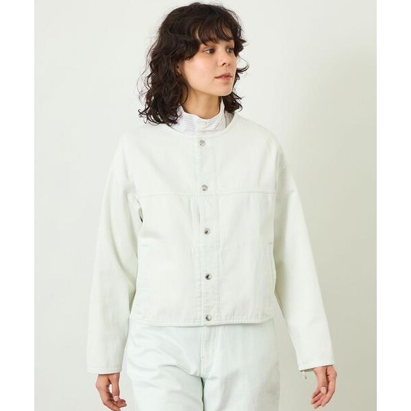 ジャケット ノーカラージャケット 「GREY LABEL」デニムノーカラートラッカージャケット レデ...