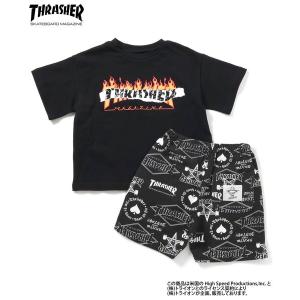 セットアップ 「リンク」THRASHER　Tシャツ/パンツセット キッズ 子供服 男の子 女の子