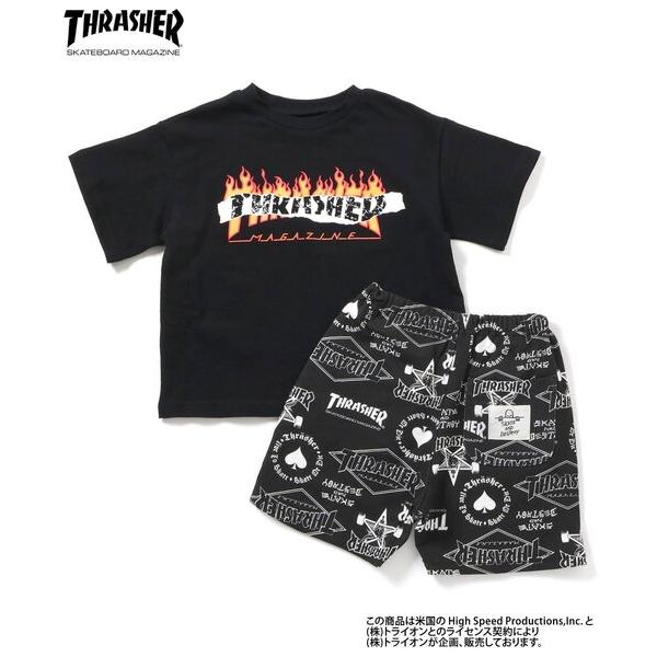 セットアップ 「リンク」THRASHER　Tシャツ/パンツセット キッズ 子供服 男の子 女の子