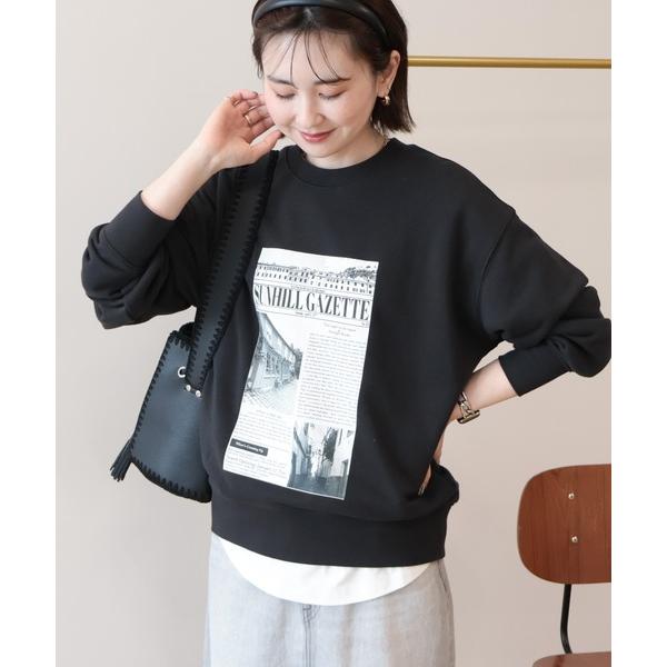 トレーナー スウェット News paperスウェット レディース