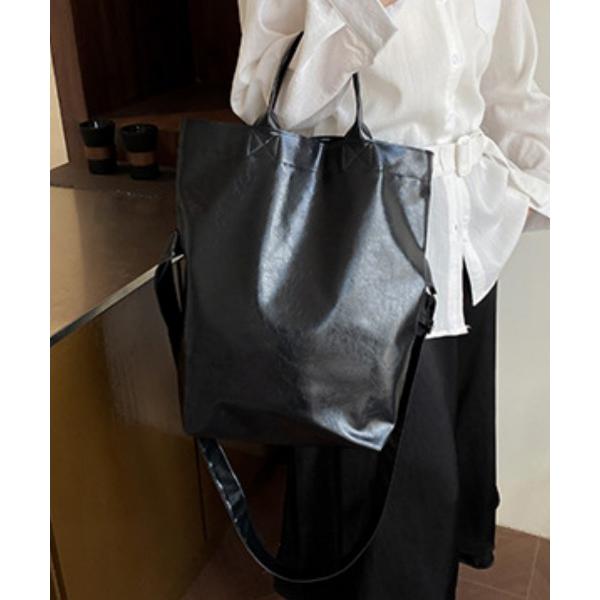 トートバッグ 2way フェイクレザー トートバッグ ショルダーバッグ レディース