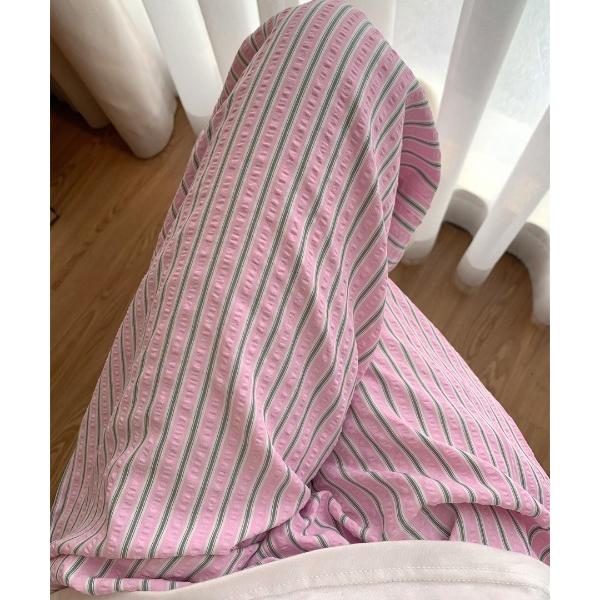 パンツ ストライプ ボーダー イージー パンツ ( ウエストゴム ) レディース メンズ