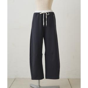 レディースウエストレイヤードスウェット