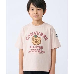 tシャツ CONVERSE/コンバース　くまサガラワッペン　ワイドＴシャツ キッズ 子供服 男の子