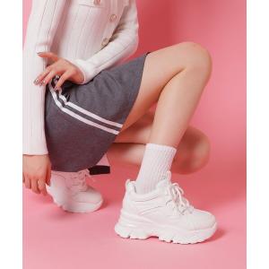 Parade スニーカー 「厚底」ビット付きレースアップスニーカー 1152