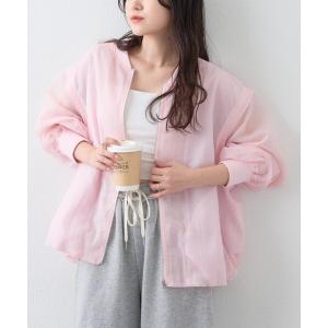 ブルゾン アウター リップストップ裾バルーン2WAYMA-1 レディース