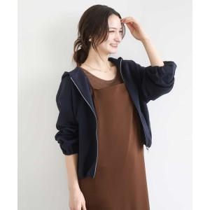 パーカー コットンポンチパーカー/洗える レディース