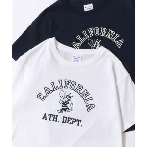 チャンピオン tシャツ 半袖 Champion/チャンピオン コットンUSA カレッジロゴプリント ワンポイント刺繍 半袖Tシャツ/レディース レディース