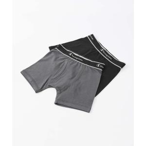 チャンピオン ボクサーパンツ 「2枚セット」Champion キッズ Cotton Stretch Trunk 抗菌防臭 前開き ボクサーパンツ 95452001 キッズ 子供 男の子