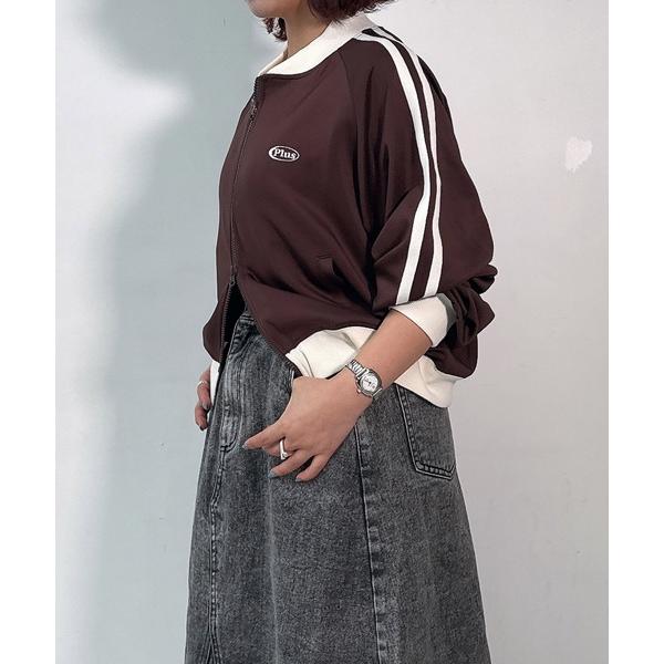 ジャージ クロップド丈 Wジップトラックジャケット「UNISEX ITEM」 レディース メンズ