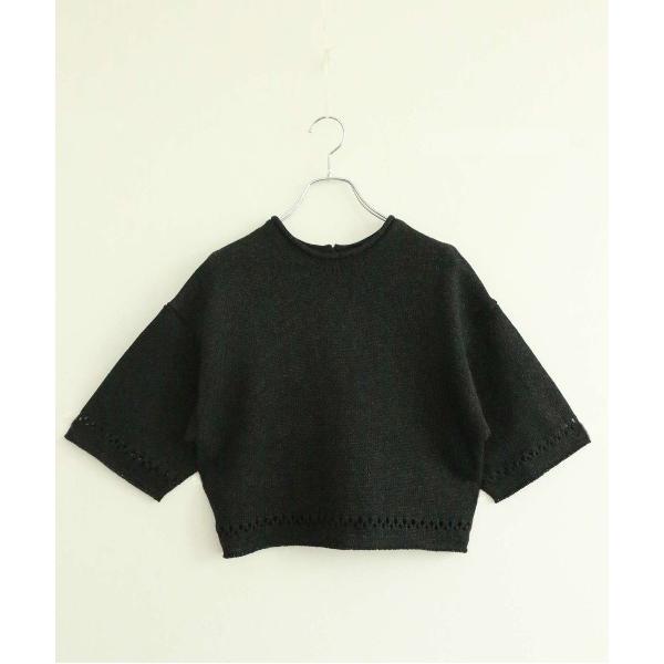 カーディガン paper knit 2way half sleeve top レディース