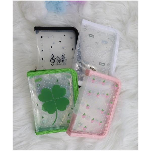 ポーチ クリアメッシュマルチケース シール帳 レディース メンズ