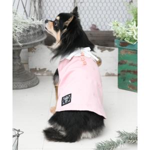 犬 服 ANNA SUI/バタフライ刺繍Aラインワンピ