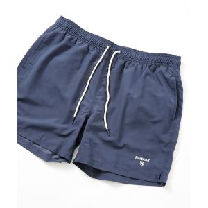 スマホショルダー 水着 「Barbour」barbour staple logo 5' swim short  MSW0064 メンズ