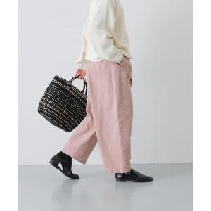 パンツ コットンテーパードイージーパンツ レディース