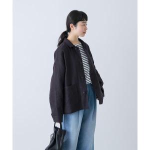 カバーオール 「ユニセックス」リネンカバーオール レディース