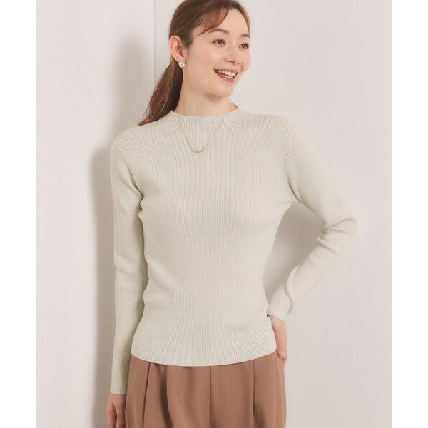 ニット セーター 「手洗い可」ラメリブニット レディース