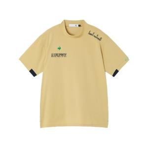 tシャツ マーキングデザイン半袖モックネックシャツ メンズ