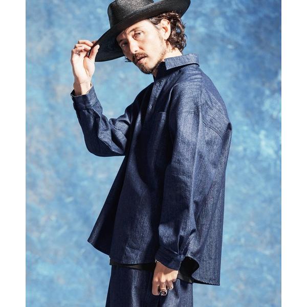 シャツ ms6410-8ozデニムプルオーバーシャツ(JIH-R1180) メンズ