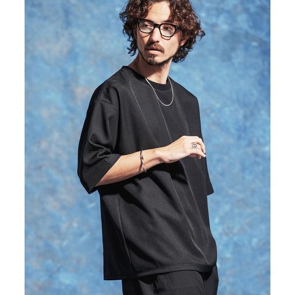 tシャツ mt10229-ストレッチルーズシルエット5分袖カットソー(JIH-R1177) メンズ