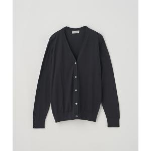 カーディガン Ｖネック長袖コットンニットカーディガン メンズ