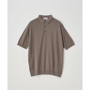 セーター ニット 半袖コットンニットポロシャツ メンズ