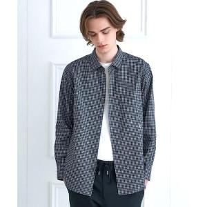 シャツ ミニチェックシャツ メンズ