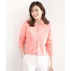 カーディガン ハイゲージクロップド丈ニットカーディガン/接触冷感/UVカット/洗える/WEB限定サイズあり レディース