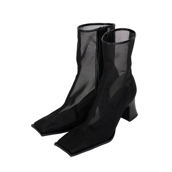 ブーツ SHEER WAVE TOE BOOTS レディース