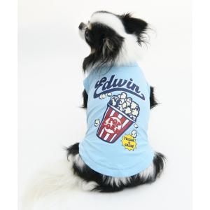 犬 服 EDWIN/ポップコーンメッシュタンク